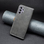 Custodia per telefono in pelle con doppio filo per cucire abbinato, For Samsung Galaxy A32 5G, For Samsung Galaxy A33, For Samsung Galaxy A41, For Samsung Galaxy A42