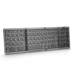 B089 Tastiera pieghevole Bluetooth con numeri, B089(Silver), B089 (Black)