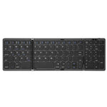 B089 Tastiera pieghevole Bluetooth con numeri, B089(Silver), B089 (Black)
