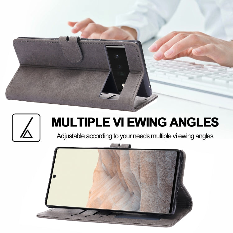 Custodia per telefono in pelle con motivo Happy Cat goffrato, For Google Pixel 6a, For Google Pixel 7 5G, For Google Pixel 7 Pro 5G, For Xiaomi Redmi 10A