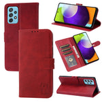 Custodia per telefono in pelle con motivo Happy Cat goffrato, For Xiaomi Redmi Note 11 4G Global/11S, For Xiaomi Redmi Note 11 Pro Global, For Samsung Galaxy A23 4G, For Xiaomi Poco M4 Pro