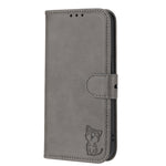 Custodia per telefono in pelle con motivo Happy Cat goffrato, For Sony Xperia 1 IV, For Sony Xperia 10 IV, For Xiaomi Redmi Note 11E