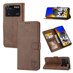 Custodia per telefono in pelle con motivo Happy Cat goffrato, For Xiaomi Redmi Note 11 4G Global/11S, For Xiaomi Redmi Note 11 Pro Global, For Samsung Galaxy A23 4G, For Xiaomi Poco M4 Pro