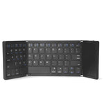 B089T Tastiera pieghevole Bluetooth ricaricabile con touchpad, B089T(Grey), B089T  (Silver), B089T (Black)
