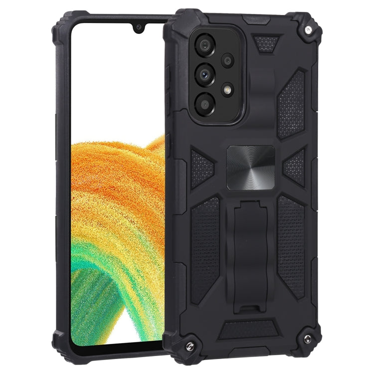 Custodia protettiva magnetica antiurto in TPU + PC con supporto, For Samsung Galaxy A33 5G