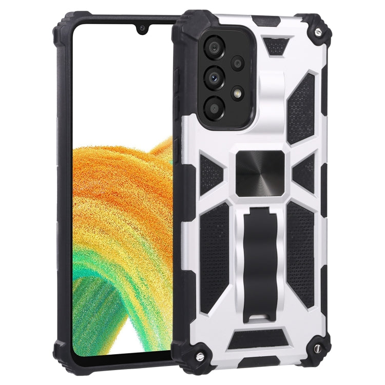Custodia protettiva magnetica antiurto in TPU + PC con supporto, For Samsung Galaxy A33 5G