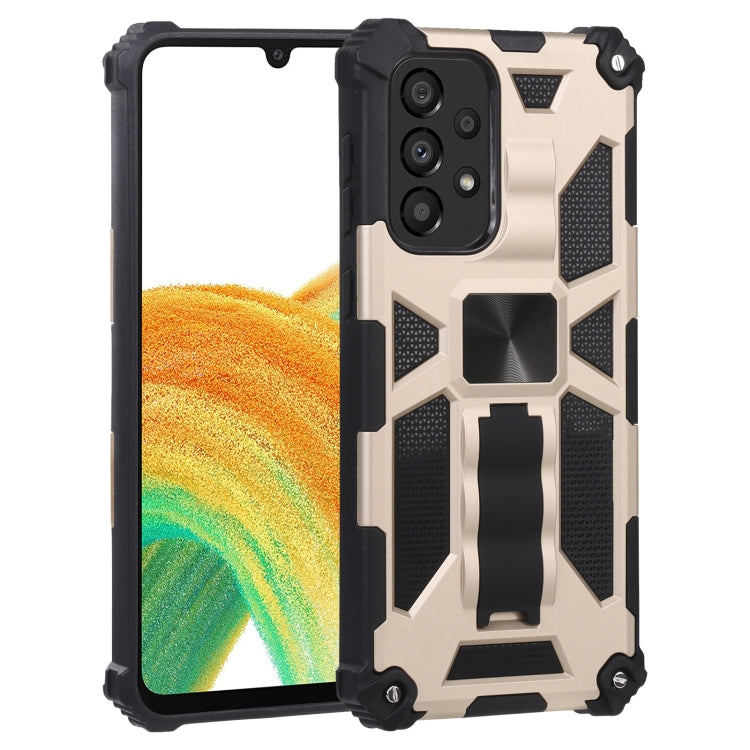 Custodia protettiva magnetica antiurto in TPU + PC con supporto, For Samsung Galaxy A33 5G