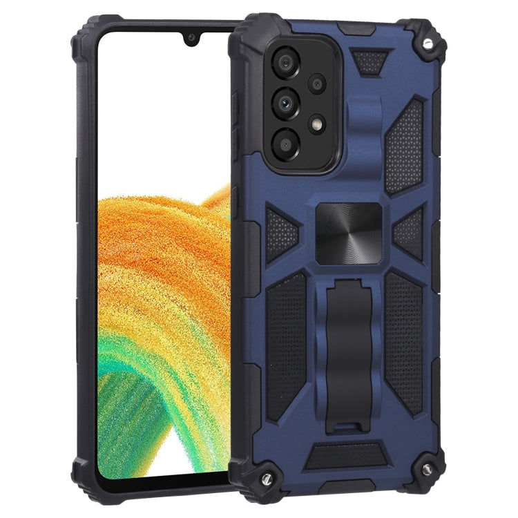 Custodia protettiva magnetica antiurto in TPU + PC con supporto, For Samsung Galaxy A33 5G