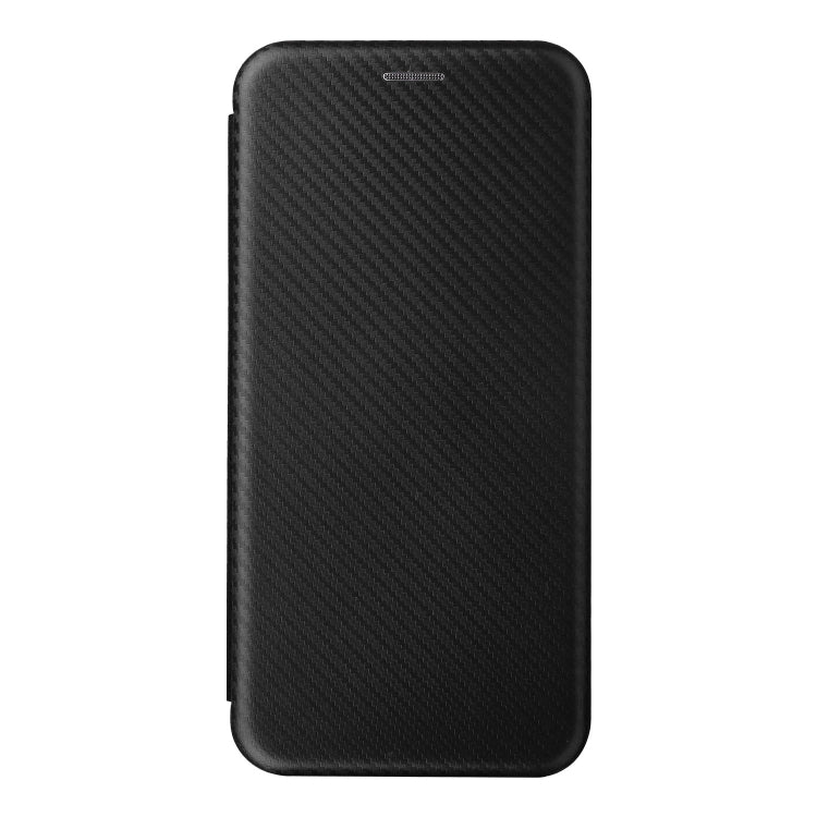 Custodia per telefono in pelle magnetica con trama in fibra di carbonio, For Sharp Aquos R7