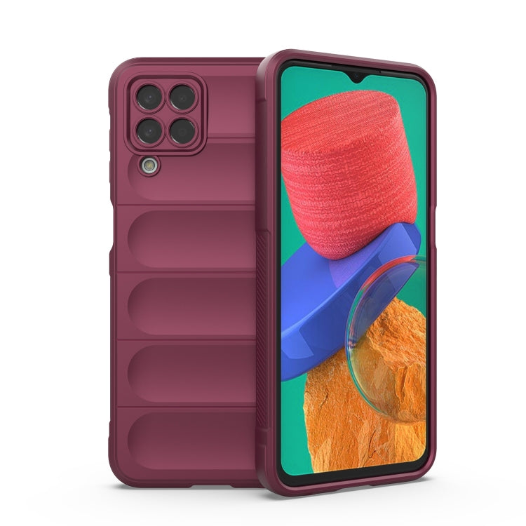 Magic Shield TPU + custodia per telefono in flanella, For Samsung Galaxy M33 5G
