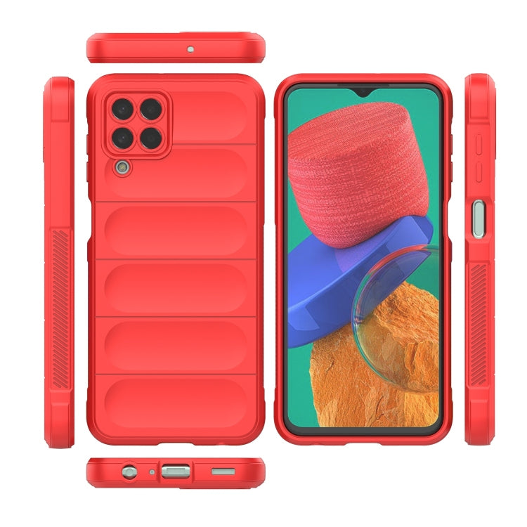 Magic Shield TPU + custodia per telefono in flanella, For Samsung Galaxy M33 5G