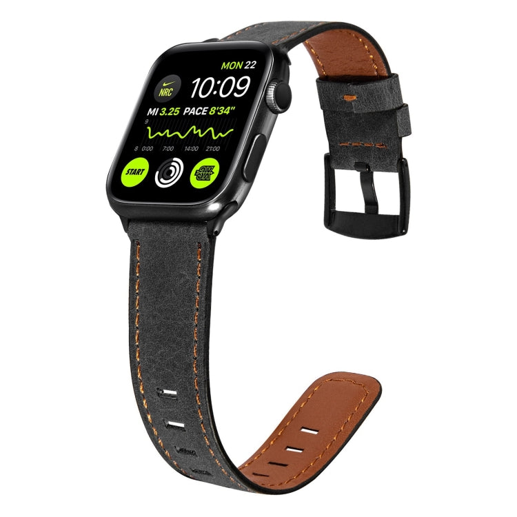 Cinturino in pelle retrò per Apple Watch Series, 7 41mm / 6&SE&5&4 40mm / 3&2&1 38mm, 7 45mm / 6&SE&5&4 44mm / 3&2&1 42mm