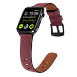 Cinturino in pelle retrò per Apple Watch Series, 7 41mm / 6&SE&5&4 40mm / 3&2&1 38mm, 7 45mm / 6&SE&5&4 44mm / 3&2&1 42mm