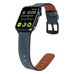 Cinturino in pelle retrò per Apple Watch Series, 7 41mm / 6&SE&5&4 40mm / 3&2&1 38mm, 7 45mm / 6&SE&5&4 44mm / 3&2&1 42mm