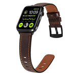 Cinturino in pelle retrò per Apple Watch Series, 7 41mm / 6&SE&5&4 40mm / 3&2&1 38mm, 7 45mm / 6&SE&5&4 44mm / 3&2&1 42mm