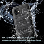 Custodia metallo e silicone con protezione schermo per iPhone