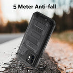 Custodia metallo e silicone con protezione schermo per iPhone