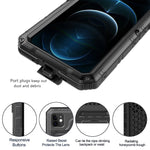 Custodia metallo e silicone con protezione schermo per iPhone