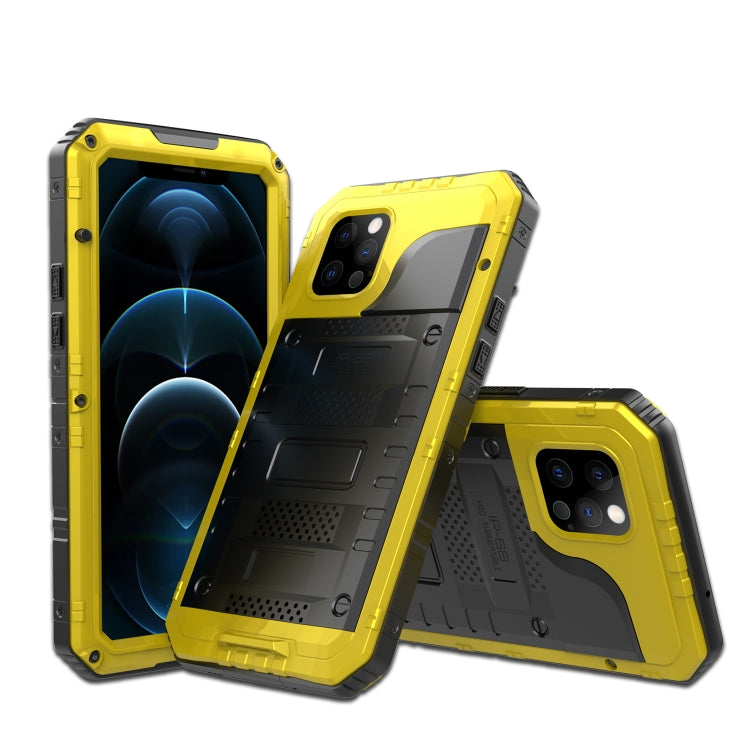 Custodia metallo e silicone con protezione schermo per iPhone