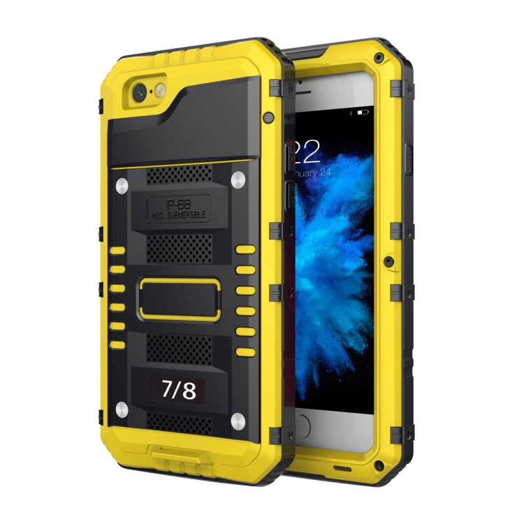 Custodia metallo e silicone con protezione schermo per iPhone