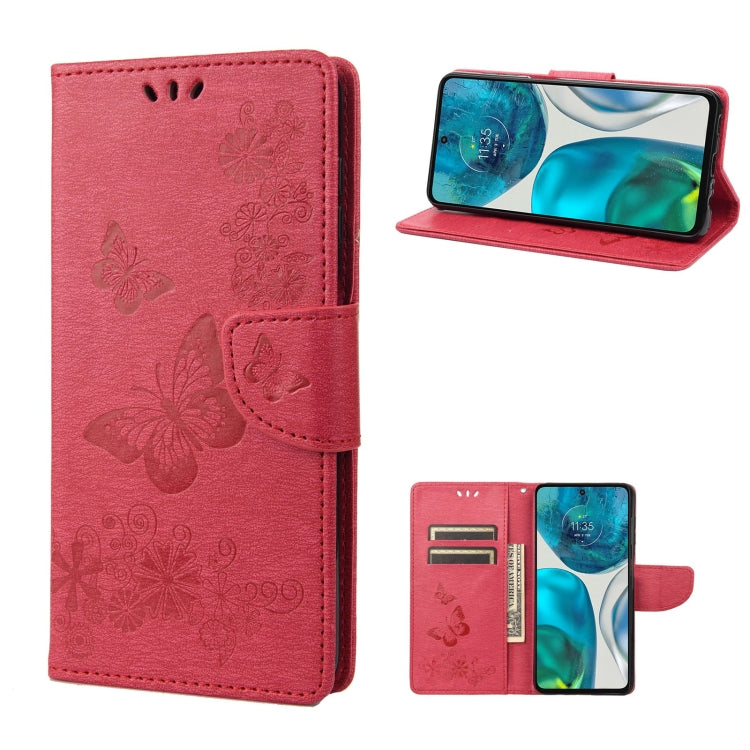 Custodia per cellulare in pelle flip orizzontale goffrata farfalla, For Motorola Moto G52, For Sony Xperia 10 IV, For Samsung Galaxy M53 5G
