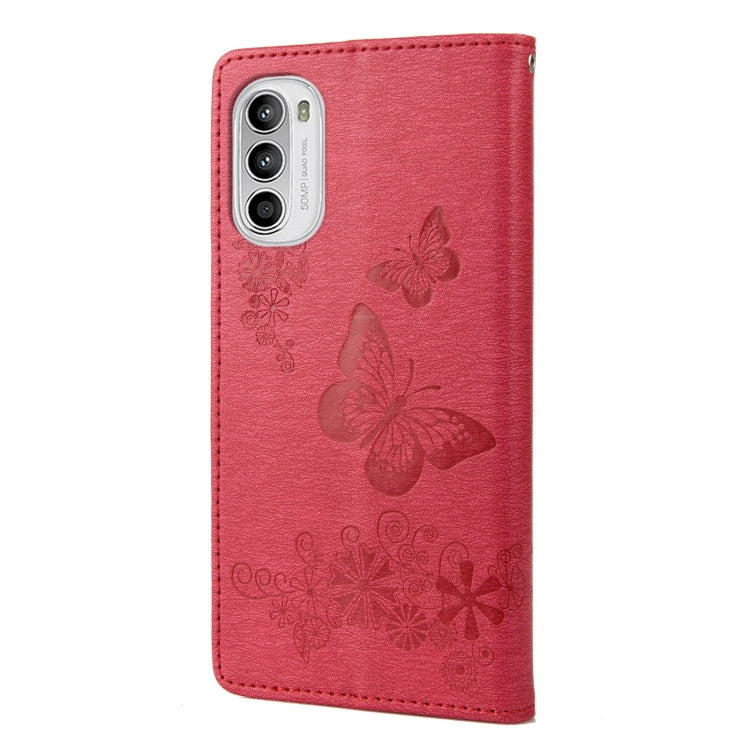 Custodia per cellulare in pelle flip orizzontale goffrata farfalla, For Motorola Moto G52, For Sony Xperia 10 IV, For Samsung Galaxy M53 5G