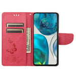 Custodia per cellulare in pelle flip orizzontale goffrata farfalla, For Motorola Moto G52, For Sony Xperia 10 IV, For Samsung Galaxy M53 5G