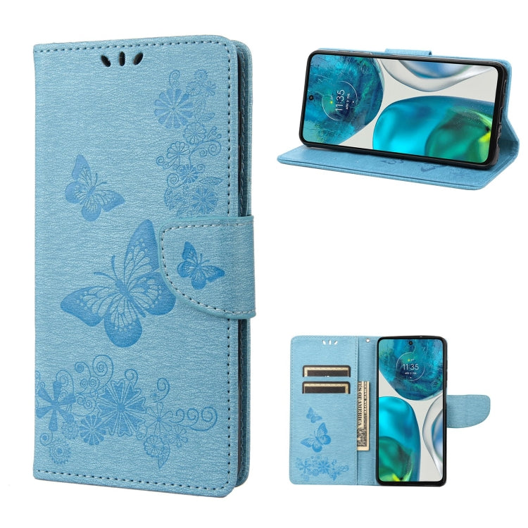Custodia per cellulare in pelle flip orizzontale goffrata farfalla, For Motorola Moto G52, For Sony Xperia 10 IV, For Samsung Galaxy M53 5G