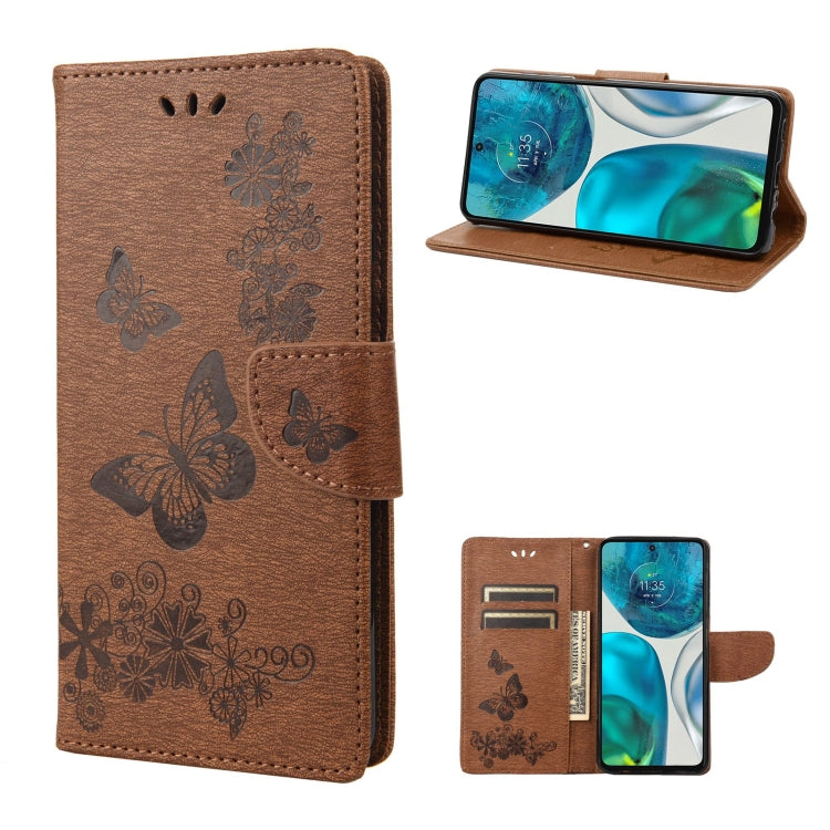 Custodia per cellulare in pelle flip orizzontale goffrata farfalla, For Motorola Moto G52, For Sony Xperia 10 IV, For Samsung Galaxy M53 5G