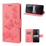 Custodia per cellulare in pelle flip orizzontale goffrata farfalla, For Motorola Moto G52, For Sony Xperia 10 IV, For Samsung Galaxy M53 5G