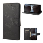 Custodia per cellulare in pelle flip orizzontale goffrata farfalla, For Motorola Moto G52, For Sony Xperia 10 IV, For Samsung Galaxy M53 5G