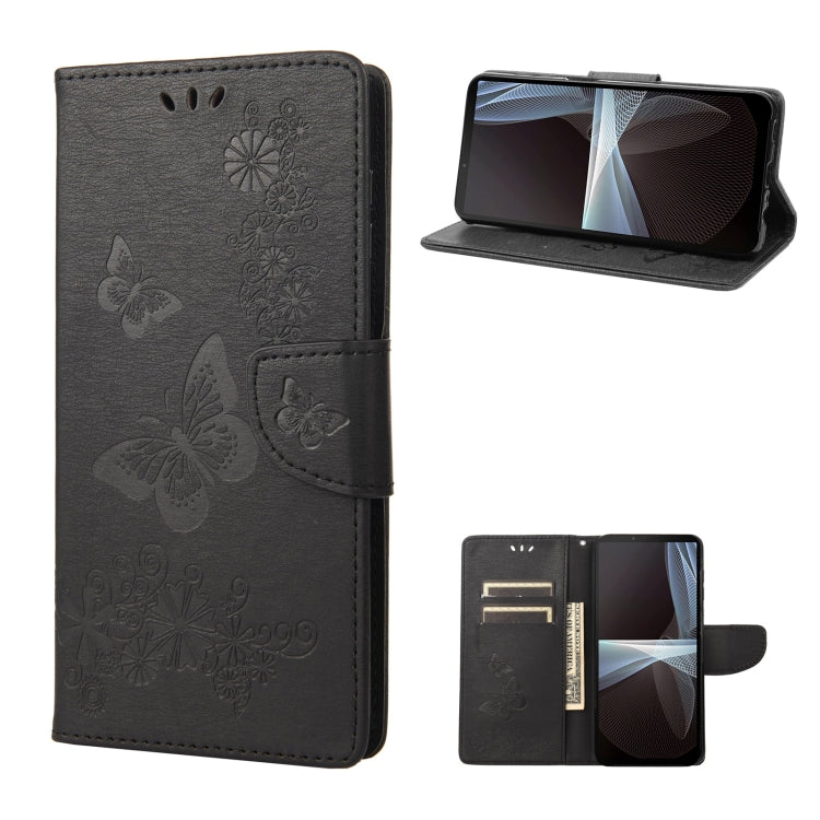 Custodia per cellulare in pelle flip orizzontale goffrata farfalla, For Motorola Moto G52, For Sony Xperia 10 IV, For Samsung Galaxy M53 5G