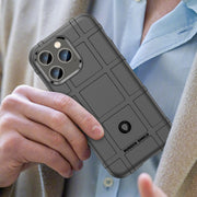 Custodia in TPU antiurto con copertura completa Rugged Shield, For iPhone 14, For iPhone 14 Pro, For iPhone 14 Plus, For iPhone 14 Pro Max