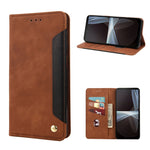 Custodia per telefono in pelle con giunture al tatto, For Motorola Moto G52, For Sony Xperia 10 IV, For Samsung Galaxy M53 5G