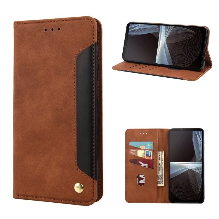 Custodia per telefono in pelle con giunture al tatto, For Motorola Moto G52, For Sony Xperia 10 IV, For Samsung Galaxy M53 5G