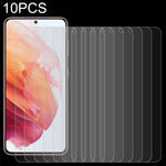 10 PZ 0.18mm 9H 2.5D Pellicola per sblocco impronte digitali in vetro temperato, For Samsung Galaxy S21 5G (10 PCS), For Samsung Galaxy S21+ 5G (10 PCS), For Samsung Galaxy S22 5G (10pcs), For Samsung Galaxy S22+ 5G (10 PCS)