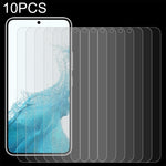 10 PZ 0.18mm 9H 2.5D Pellicola per sblocco impronte digitali in vetro temperato, For Samsung Galaxy S21 5G (10 PCS), For Samsung Galaxy S21+ 5G (10 PCS), For Samsung Galaxy S22 5G (10pcs), For Samsung Galaxy S22+ 5G (10 PCS)