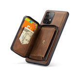 JEEHOOD Custodia in pelle per telefono a conchiglia orizzontale con cerniera magnetica, For Samsung Galaxy A33 5G
