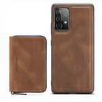 JEEHOOD Custodia in pelle per telefono a conchiglia orizzontale con cerniera magnetica, For Samsung Galaxy A33 5G