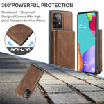 JEEHOOD Custodia in pelle per telefono a conchiglia orizzontale con cerniera magnetica, For Samsung Galaxy A33 5G