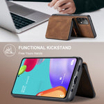 JEEHOOD Custodia in pelle per telefono a conchiglia orizzontale con cerniera magnetica, For Samsung Galaxy A33 5G