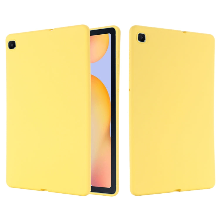 Custodia per tablet antiurto in silicone liquido tinta unita, For Samsung Galaxy Tab A7 Lite, For Samsung Galaxy Tab A8 10.5 2021, For Samsung Galaxy Tab A7 2020, For Samsung Galaxy Tab A 8.0&S Pen 2019, For Samsung Galaxy Tab S6 Lite