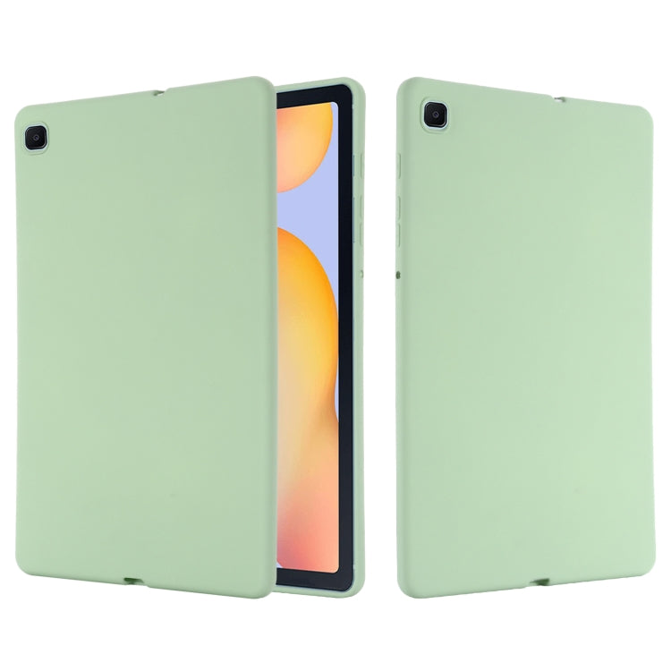 Custodia per tablet antiurto in silicone liquido tinta unita, For Samsung Galaxy Tab A7 Lite, For Samsung Galaxy Tab A8 10.5 2021, For Samsung Galaxy Tab A7 2020, For Samsung Galaxy Tab A 8.0&S Pen 2019, For Samsung Galaxy Tab S6 Lite