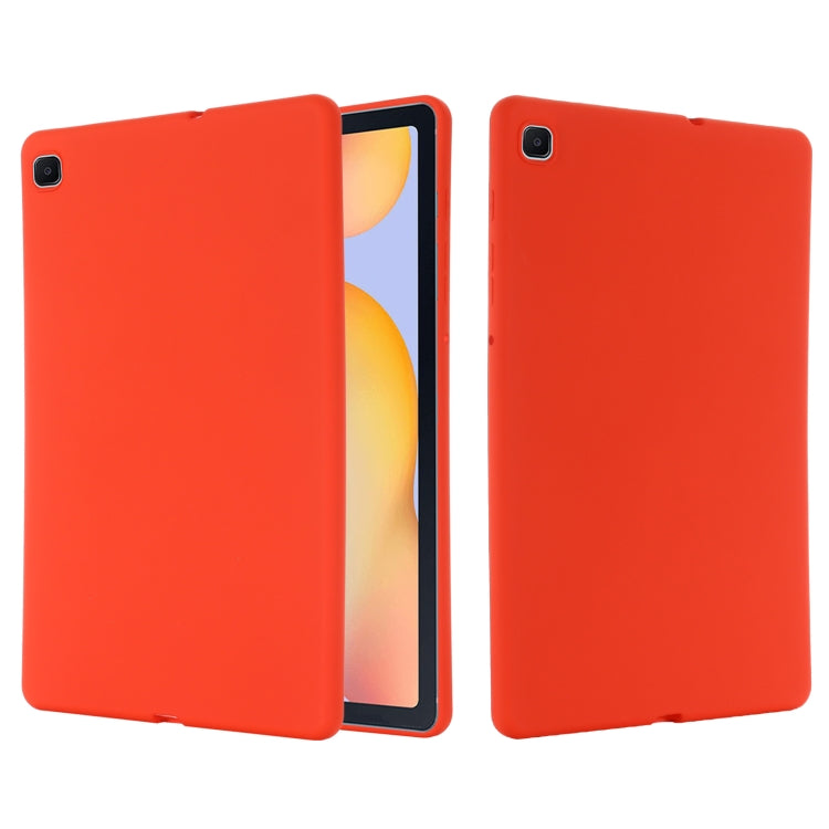 Custodia per tablet antiurto in silicone liquido tinta unita, For Samsung Galaxy Tab A7 Lite, For Samsung Galaxy Tab A8 10.5 2021, For Samsung Galaxy Tab A7 2020, For Samsung Galaxy Tab A 8.0&S Pen 2019, For Samsung Galaxy Tab S6 Lite