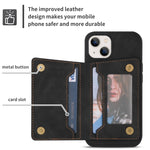 Custodia portafoglio con cerniera per iPhone 13