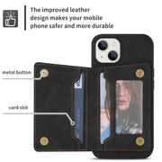 Custodia per telefono con porta carte di credito con cerniera, For iPhone 13 mini, For iPhone 13, For iPhone 13 Pro, For iPhone 13 Pro Max