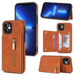 Custodia portafoglio con cerniera per iPhone 12 Pro Max