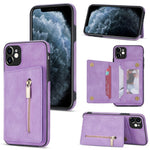 Custodia portafoglio con cerniera per iPhone 12 Pro Max