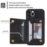 Custodia portafoglio con cerniera per iPhone XR