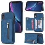 Custodia portafoglio con cerniera per iPhone XR